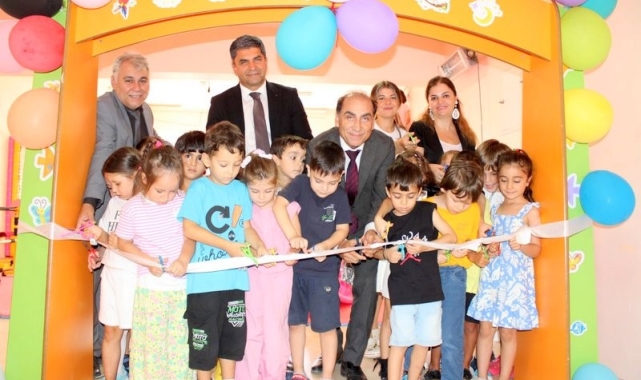 Çınarcık Çiçek Yuvası Anaokulu'nda oyun salonu açılışı