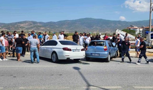 Çine'de trafik kazası: 3 yaralı