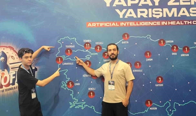 Çorlulu öğrenci Türkiye üçüncüsü