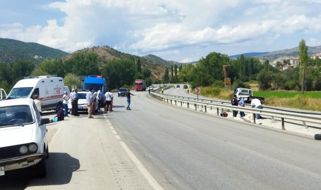 Çorum'da trafik kazası: 1 ölü