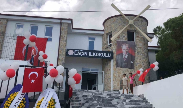Datça'da hayırsever tarafından yaptırılan okulun açılışı yapıldı
