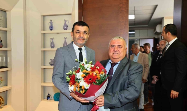 Denizli Esnaf ve Sanatkarlar Odaları Birliğinden Başkan Çavuşoğlu&#039;na Ahilik ziyareti