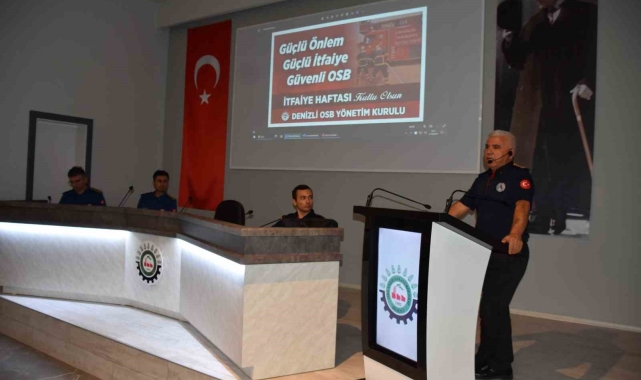 Denizli OSB Müdürü Taş; "İtfaiyecilerimiz toplumun güven kaynağıdır"