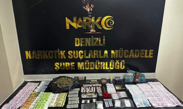 Denizli'de uyuşturucu tacirlerine operasyon