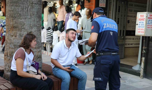 Denizli'nin ilk izmarit timi denetimlerine başladı