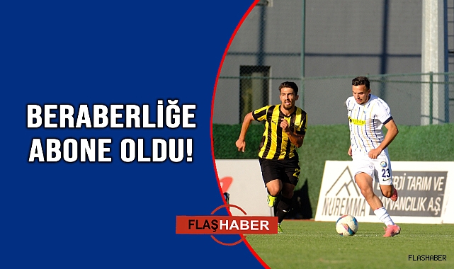 DEPLASMANDA BİR PUANA RAZI OLDU!