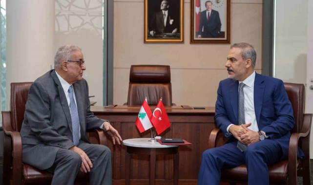 Dışişleri Bakanı Fidan, Lübnan Dışişleri Bakanı Bouhabib ile görüştü