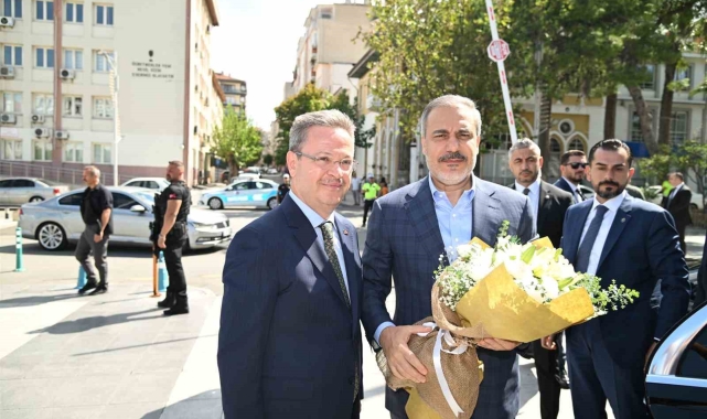 Dışişleri Bakanı Hakan Fidan Manisa'da