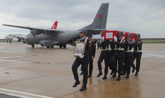 Diyarbakır şehidinin cenazesi memleketi Ordu'ya getirildi