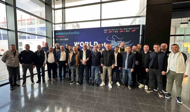 DTO heyeti, Almanya Otomotiv Fuarında incelemelerde bulundu