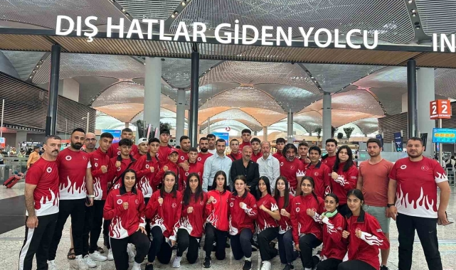 Dünya şampiyonası hazırlıklarını tamamlayan Gençler Muaythai Milli Takımı, Kastamonu'dan ayrıldı