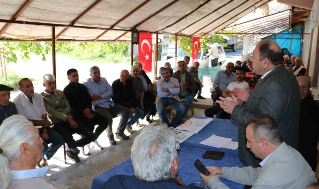 Dutluca'da çiftçi toplantısı düzenlendi