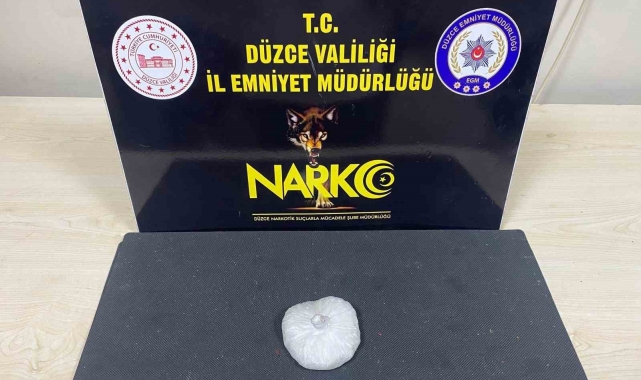 Düzce'de uyuşturucu taciri tutuklandı
