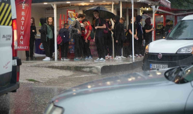 Edirne'de sağanak yağış