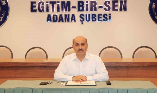 Eğitim-Bir-Sen Adana Şube Başkanı Sarıgeçeli: "Boykot ürünler kantinlerde yer almamalı"