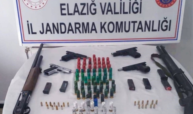 Elazığ'da ruhsatsız silah operasyonu: 2 gözaltı