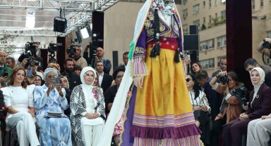 Emine Erdoğan, New York'ta geleneksel köklü Türk çeyiz geleneğini dünyaya tanıttı
