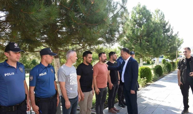 Emniyet Müdürü Baybaba Üzümlü İlçe Emniyet Amirliği'ni denetledi
