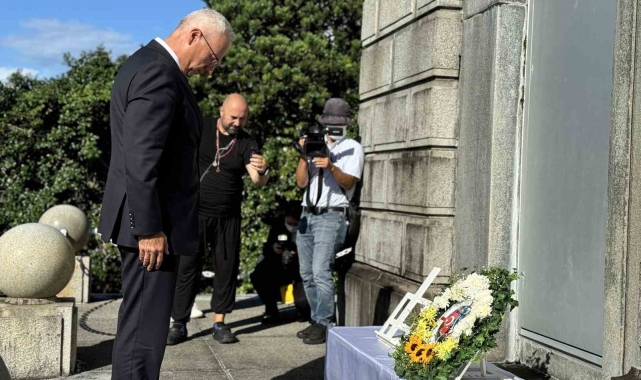 Ertuğrul Fırkateyni şehitleri 134 yıl sonra Japonya'da anıldı