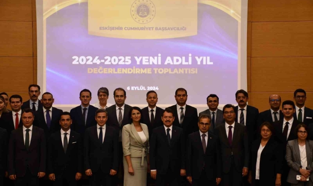 Eskişehir Adliyesi yeni adli yıl değerlendirmesi için araya geldi