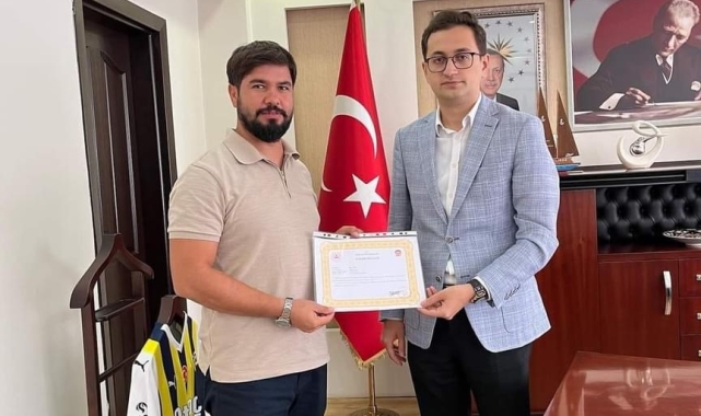 Feke'de başarılı polislere belge verildi