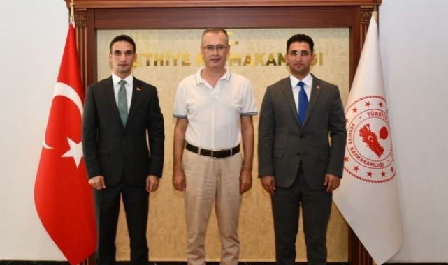 Fethiye Kaymakamı Ertaş, kaymakam adaylarını ağırladı