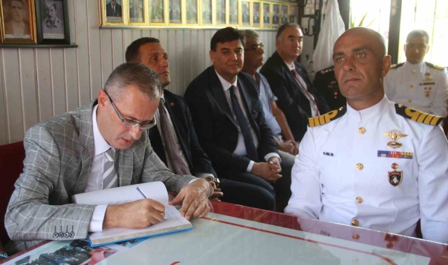Fethiye protokolü Gaziler Derneği'ni ziyaret etti