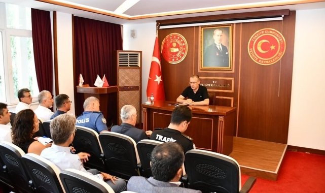 Fethiye'de asayiş toplantısı yapıldı