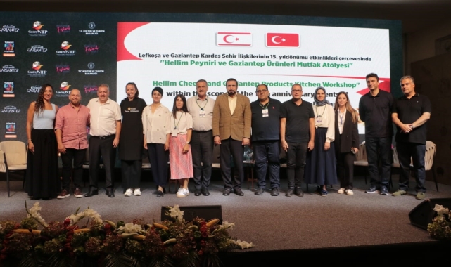 Gaziantep ve Lefkoşa kardeş şehir ilişkilerinin 15. yılını GastroANTEP Festivali&#039;nde kutladı