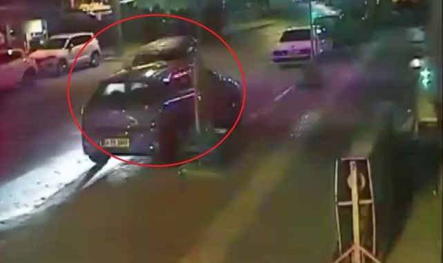 Gece park ettiği otomobilini, sabah hasarlı buldu