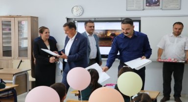 Havza ve Kavak'ta ilk ders zili çaldı