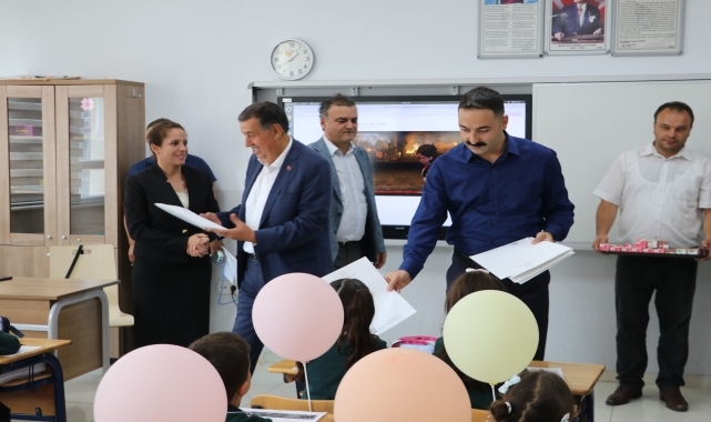 Havza ve Kavak'ta ilk ders zili çaldı