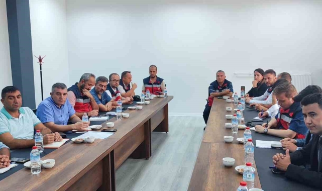 Hisarcık'ta koordinasyon ve değerlendirme toplantısı