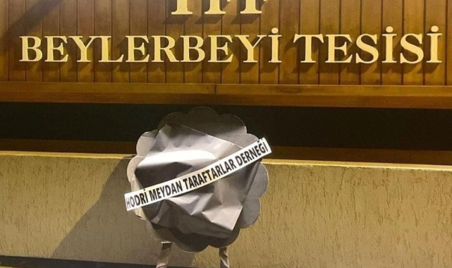 Hodri Meydan'dan TFF'ye siyah çelenk