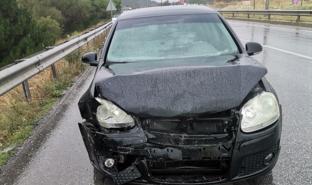 İki otomobil çarpıştı: 1 yaralı