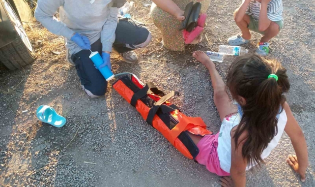 İki otomobil çarpıştı: 12 yaralı