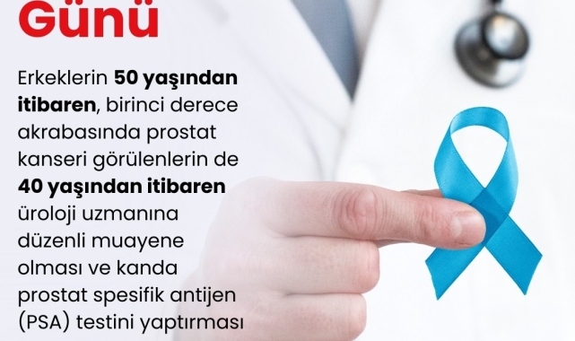 İl Sağlık Müdürlüğü, Prostat Kanseri Farkındalık Günü'nde vatandaşları uyardı