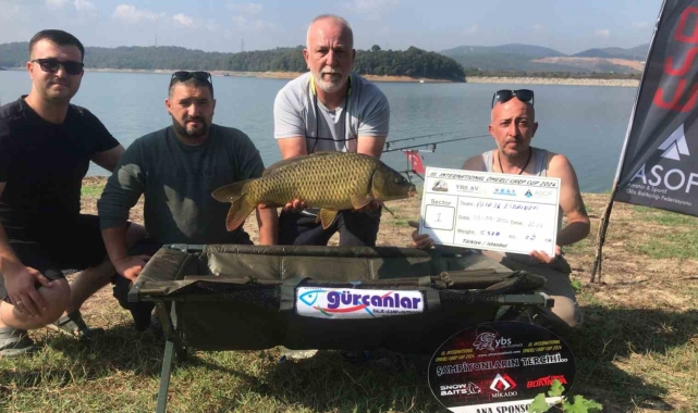 İnternational Ömerli Carp Cup Yarışması'nda 3'üncülük Eskişehir'in