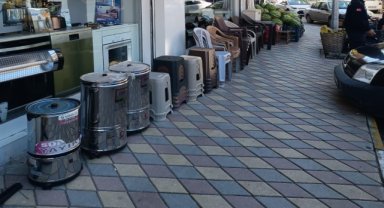 İskilip'te kaldırımı işgal eden 26 esnafa para cezası verildi