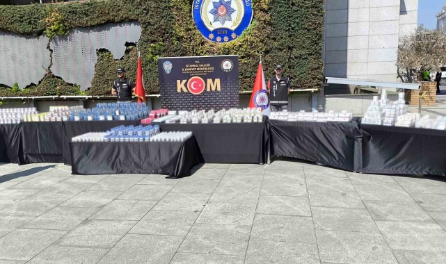 İstanbul'da 150 milyon liralık kaçak ilaç ele geçirildi