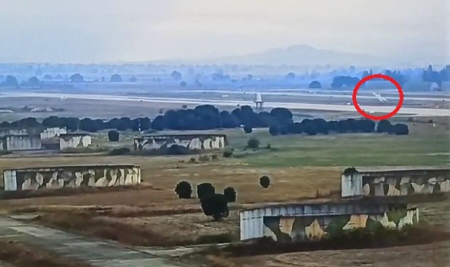 İşte uçak kazasının görüntüsü