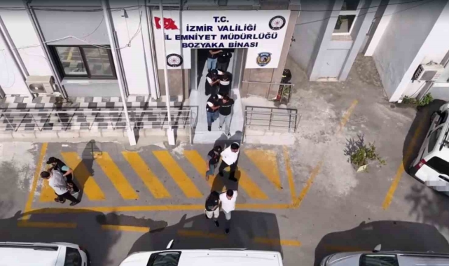 İzmir'de suç örgütüne operasyon: 9 gözaltı