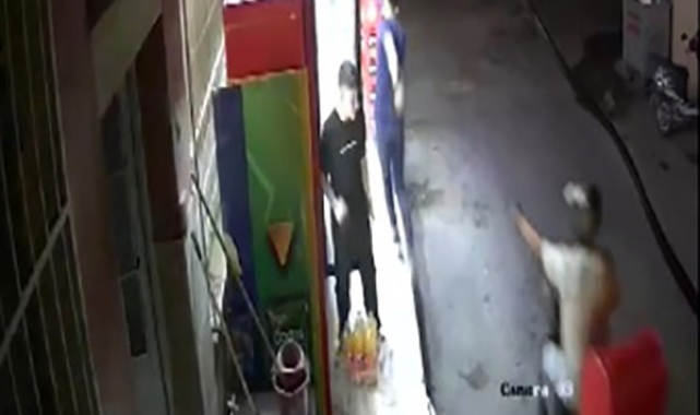 İzmir'deki intikam cinayeti kamerada