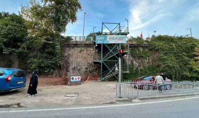 İzmit Tren Garı'na asansörlü ulaşım