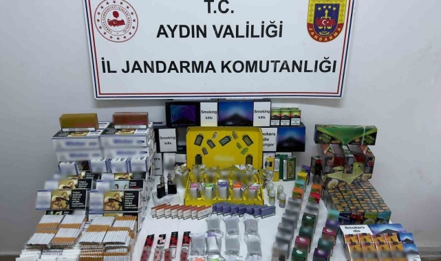 Jandarmadan kaçak sigara baskını: 1 gözaltı