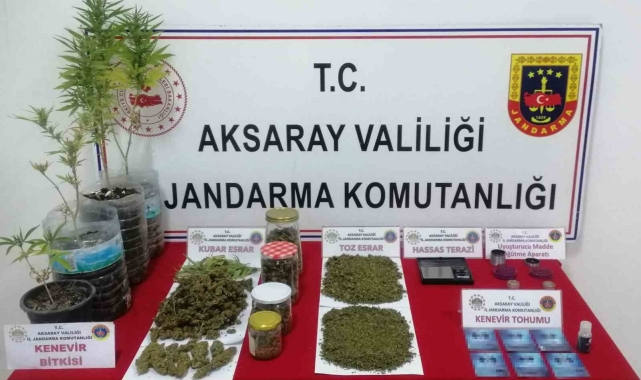 Jandarmanın suçüstü yaptığı uyuşturucu taciri tutuklandı