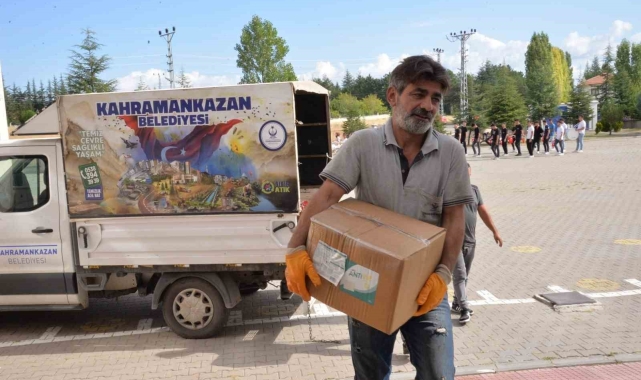 Kahramankazan Belediyesinden okullara hijyen desteği