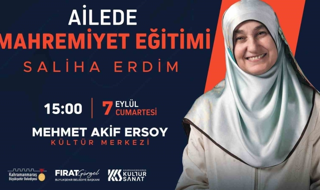 Kahramanmaraş'ta 'ailede mahremiyet' söyleşisi