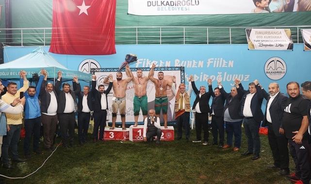Kahramanmaraş'ta Bertiz Boyalı Güreş Festivali tamamlandı
