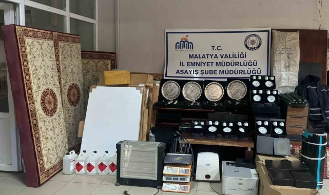 Kamu kurumlarından 2 milyon TL'lik eşya çalan şüpheliler yakalandı
